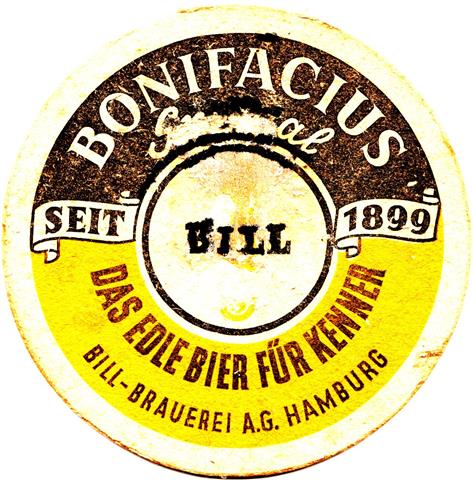 hamburg hh-hh bill bonifacius rund 1b (215-mitte bill-schwarzgelb)